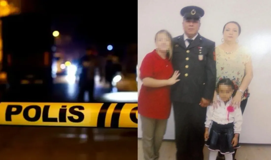 Ankara Sincan'da emekli Uzman Çavuş R.B., eşini ve bir kızını