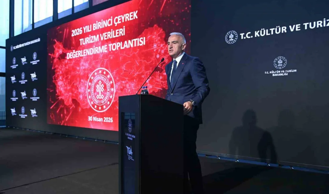 Bakan Ersoy, Türkiye'nin 2026 ilk çeyreğinde turizm gelirini %4,2 artırarak