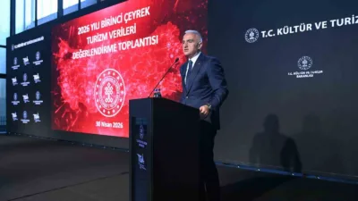 Bakan Ersoy, Türkiye'nin 2026 ilk çeyreğinde turizm gelirini %4,2 artırarak