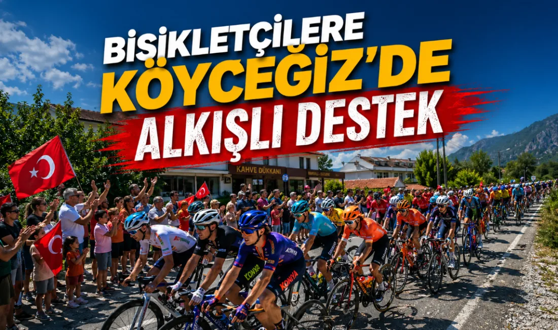 Cumhurbaşkanlığı 61. Türkiye Bisiklet Turu’nun 4. etabında Köyceğiz’den geçen profesyonel