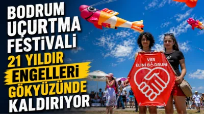 Bodrum’un köklü dayanışma geleneği olan 21. Uluslararası Bodrum Uçurtma Festivali,