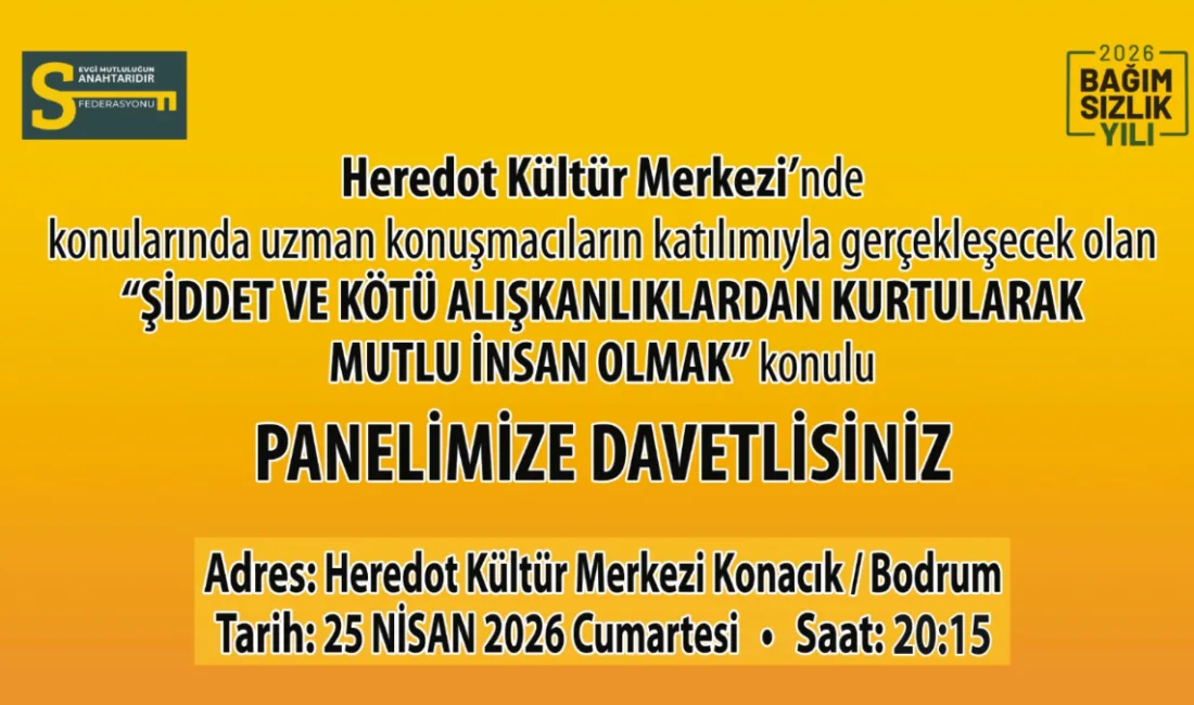 Bodrum’da “Şiddet ve Kötü Alışkanlıklardan Kurtularak Mutlu İnsan Olmak” Konulu