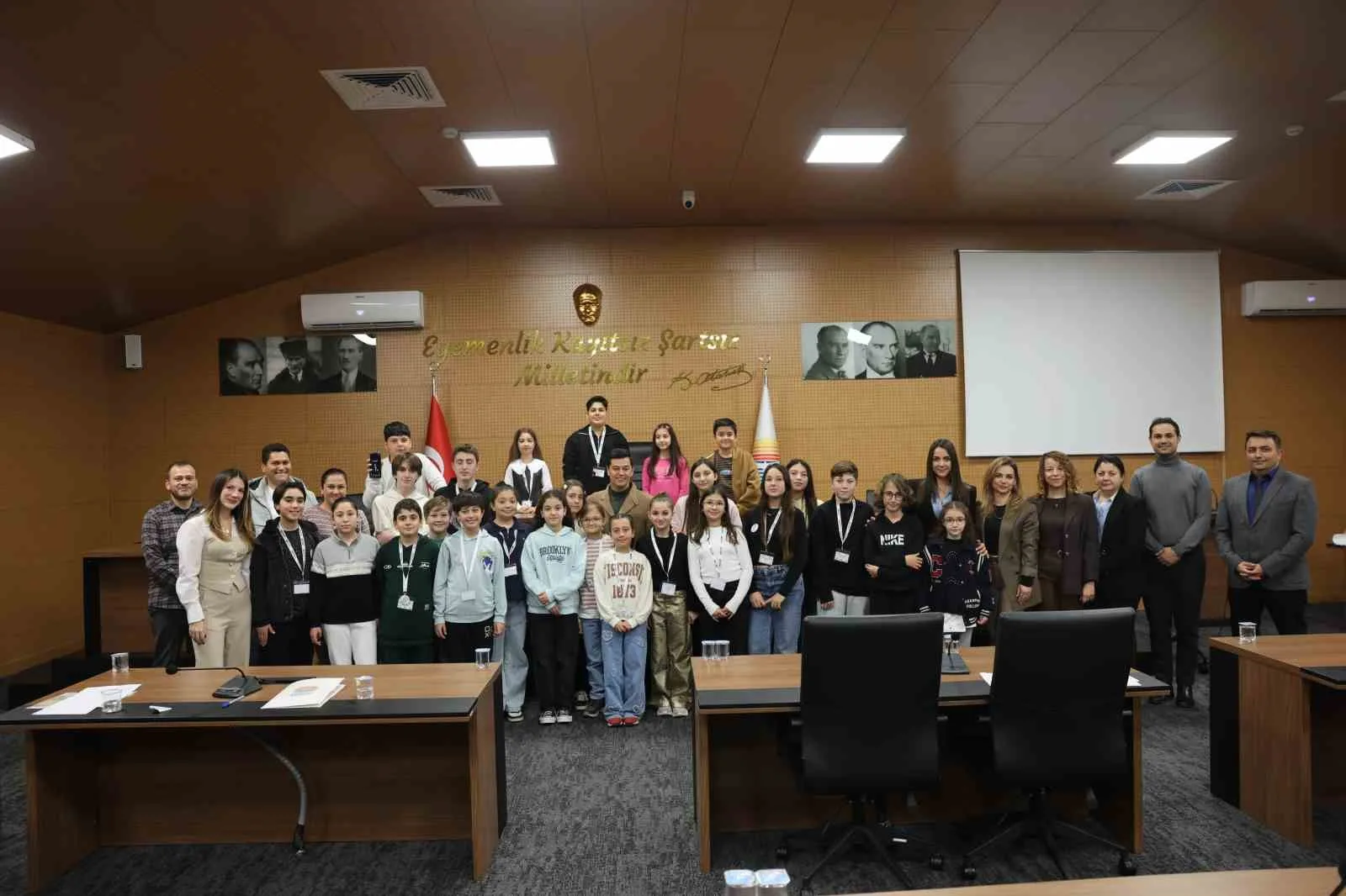 Çocukların hazırladığı projeler dikkat çekti