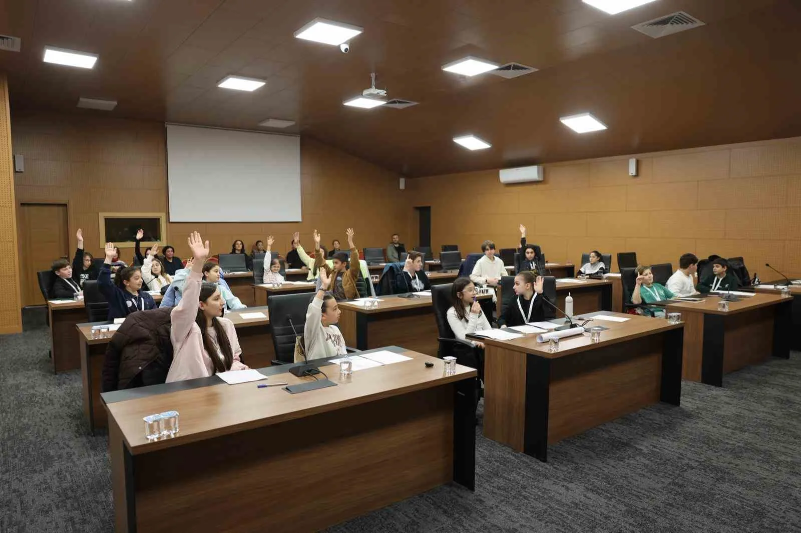 Çocukların hazırladığı projeler dikkat çekti