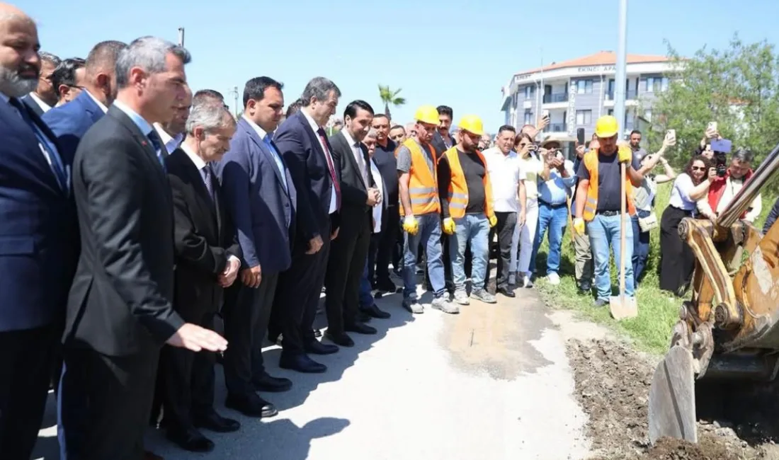 Dalaman’da doğalgaz altyapı çalışmalarının ilk kazması bugün vuruldu. Hürriyet Mahallesi’nde
