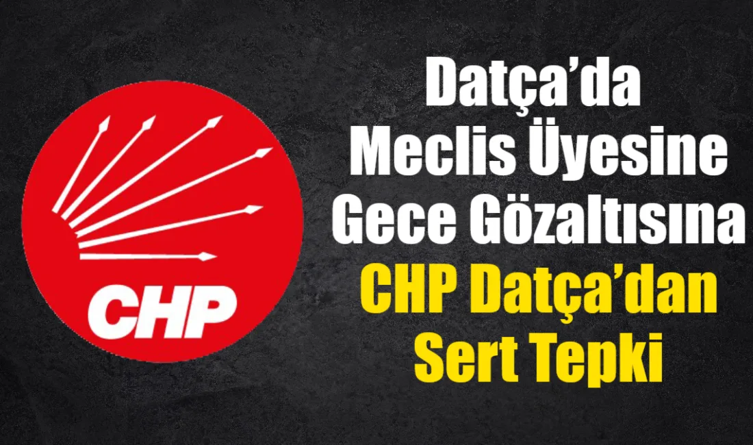 Muğla’nın Datça ilçesinde, Belediye Meclis Üyesi Yüksel Temel’in meclis kürsüsündeki