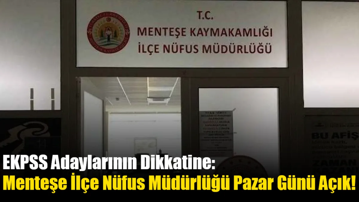 19 Nisan 2026 Pazar günü yapılacak olan EKPSS'ye katılacak adayların