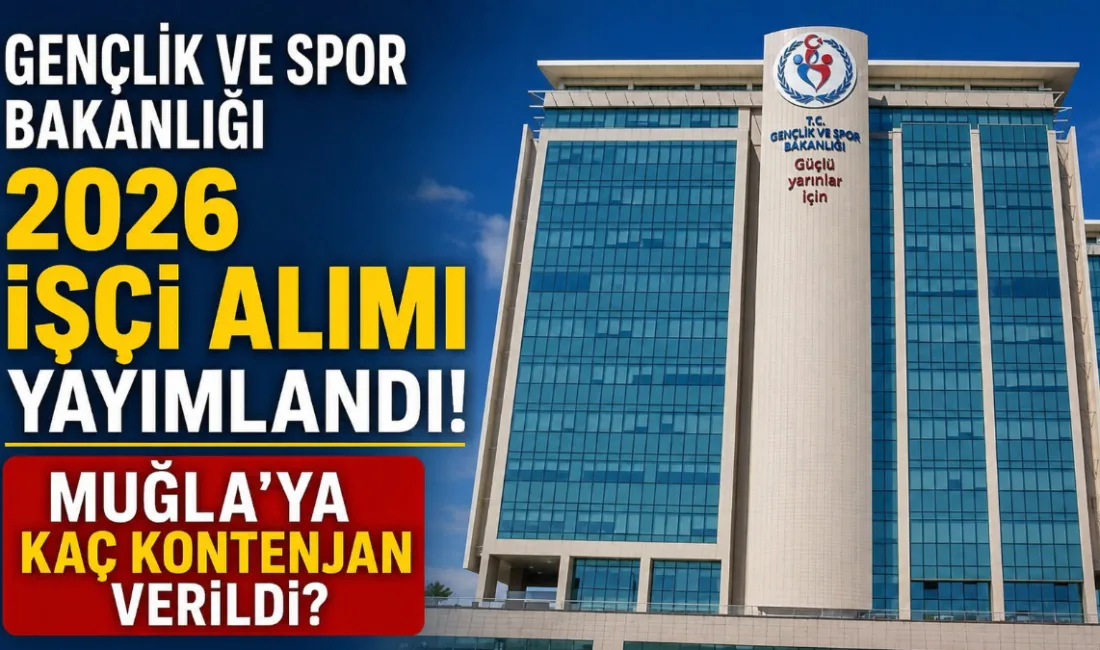 Resmi Gazete’de yayımlanan 2026 yılı sürekli işçi alım ilanına göre