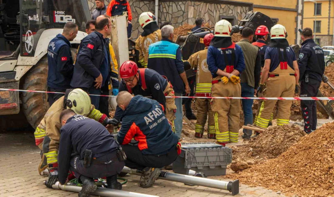 Manisa Şehzadeler’deki altyapı çalışmasında göçük altında kalan 55 yaşındaki Ramazan