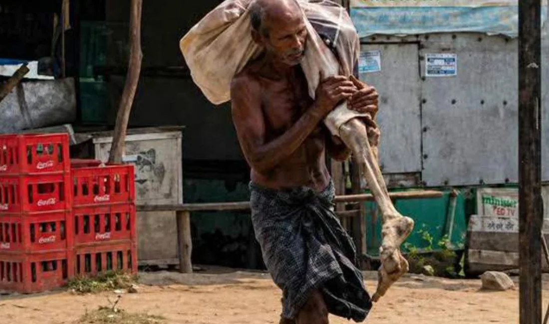 Hindistan’da banka görevlilerinin "hesap sahibini getirin" demesi üzerine çaresiz kalan