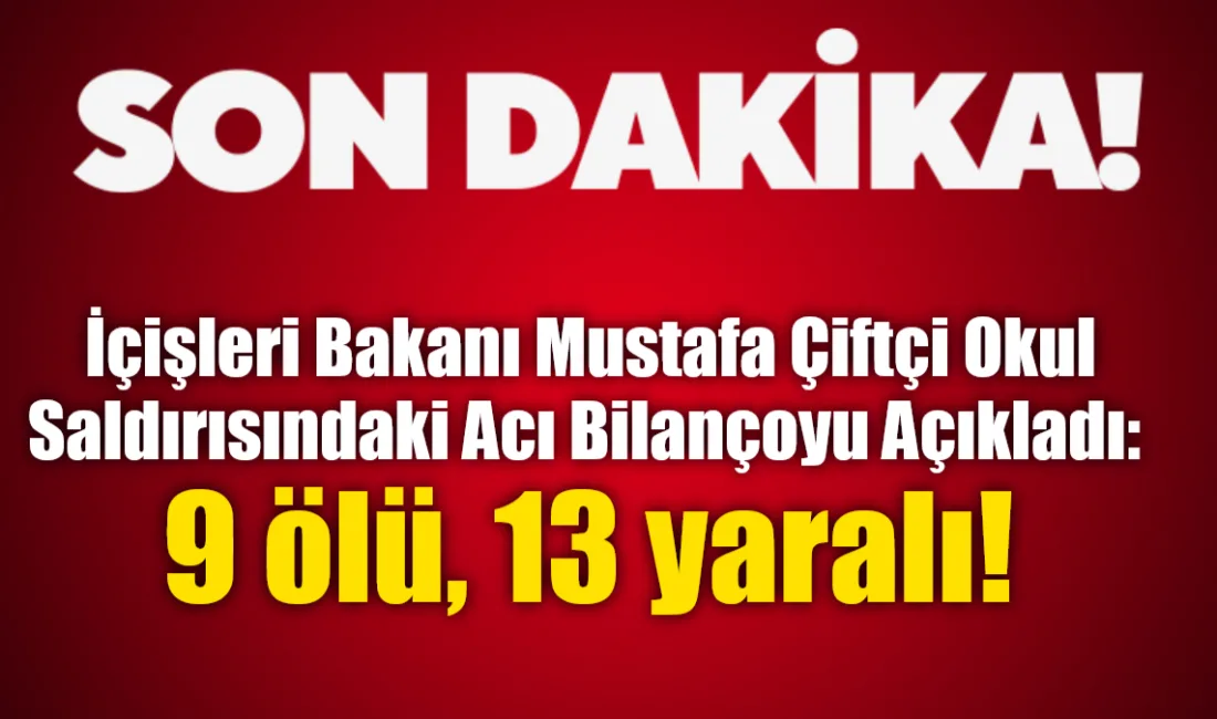 Kahramanmaraş’ta gerçekleşen saldırı sonrası bölgeye giden İçişleri Bakanı Mustafa Çiftçi,