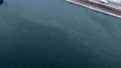 İzmir Büyükşehir Belediyesi’nin dron denetimlerinde Alaybey Tersanesi yakınlarında 11. kez