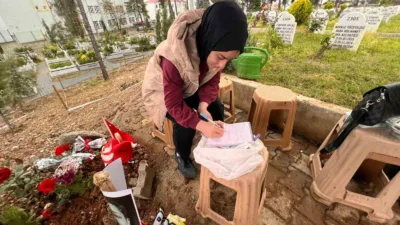 Kahramanmaraş'taki okul saldırısında hayatını kaybeden öğrencilerin mezarlarına bırakılan notlar, toplumun