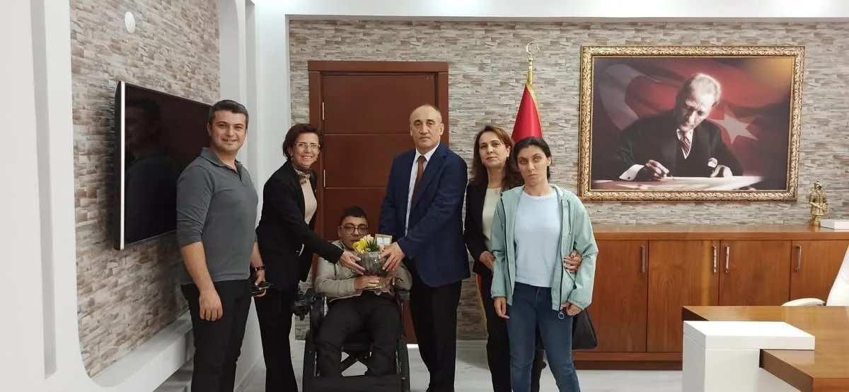 Yeni kurulan Yatağan Engelliler Derneği, Kaymakam Turgay İlhan’ı ziyaret ederek