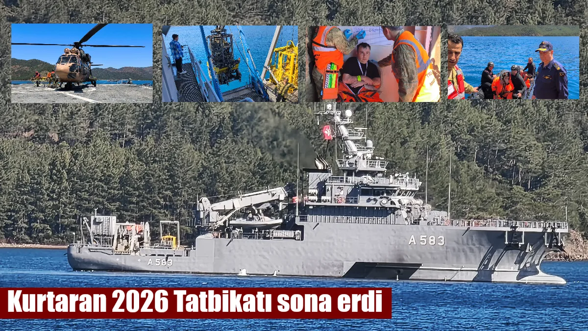 Marmaris Aksaz açıklarında 22 ülke gözlemcisinin katılımıyla icra edilen Kurtaran-26