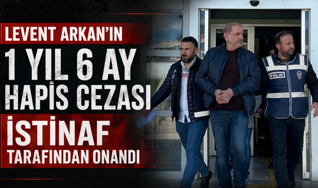 Cumhurbaşkanına hakaret suçundan yargılanan Levent Arkan hakkında verilen 1 yıl