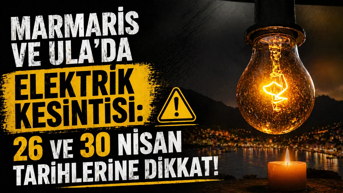 TEİAŞ'ın Marmaris ve Ula genelini kapsayan dev bakım çalışması nedeniyle