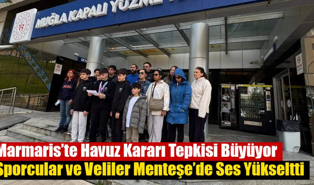 Marmaris Belediyesi’nin yarı olimpik yüzme havuzunu kapatma kararı, sporcular, veliler
