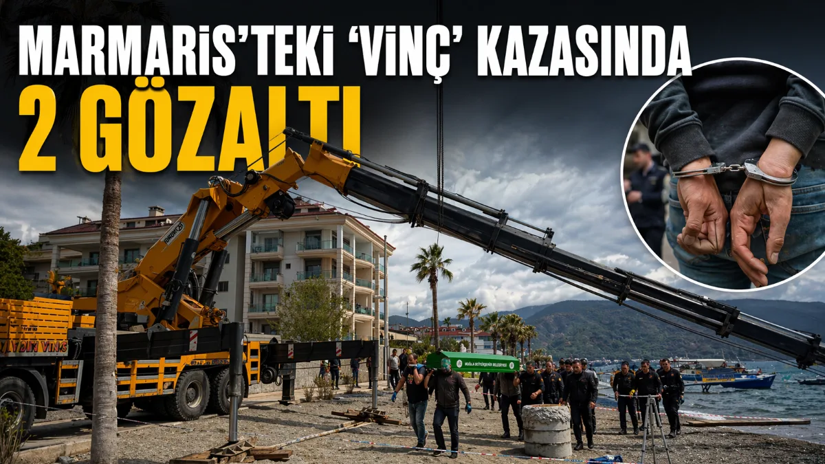 Marmaris'te teknenin üzerine vinç kolu düşmesi sonucu hayatını kaybeden 21
