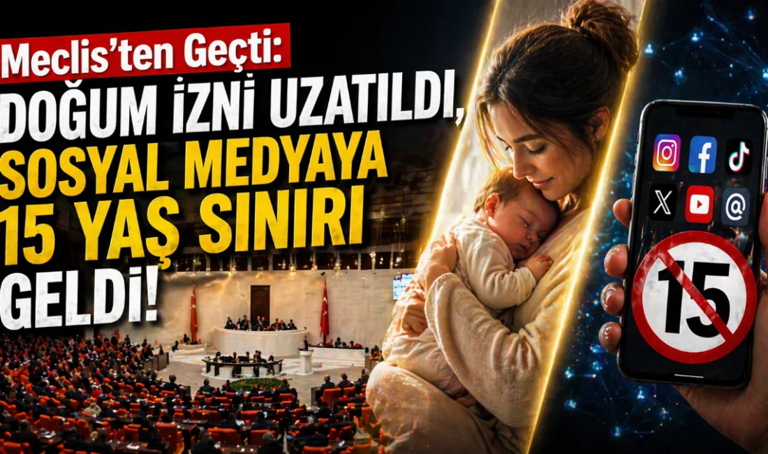 TBMM’de kabul edilen yeni yasayla doğum izni süresi uzatılırken, 15