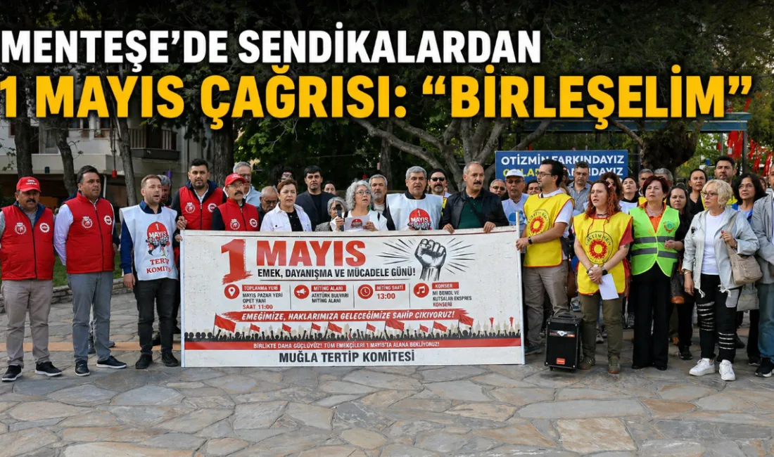 Menteşe’de emek ve meslek örgütleri tarafından yapılan basın açıklamasında, vatandaşlar