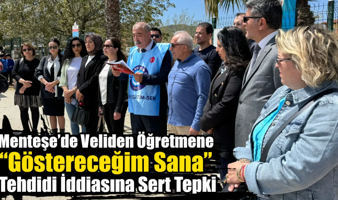 Muğla’nın Menteşe ilçesinde akran zorbalığına müdahale eden bir öğretmenin, öğrenci