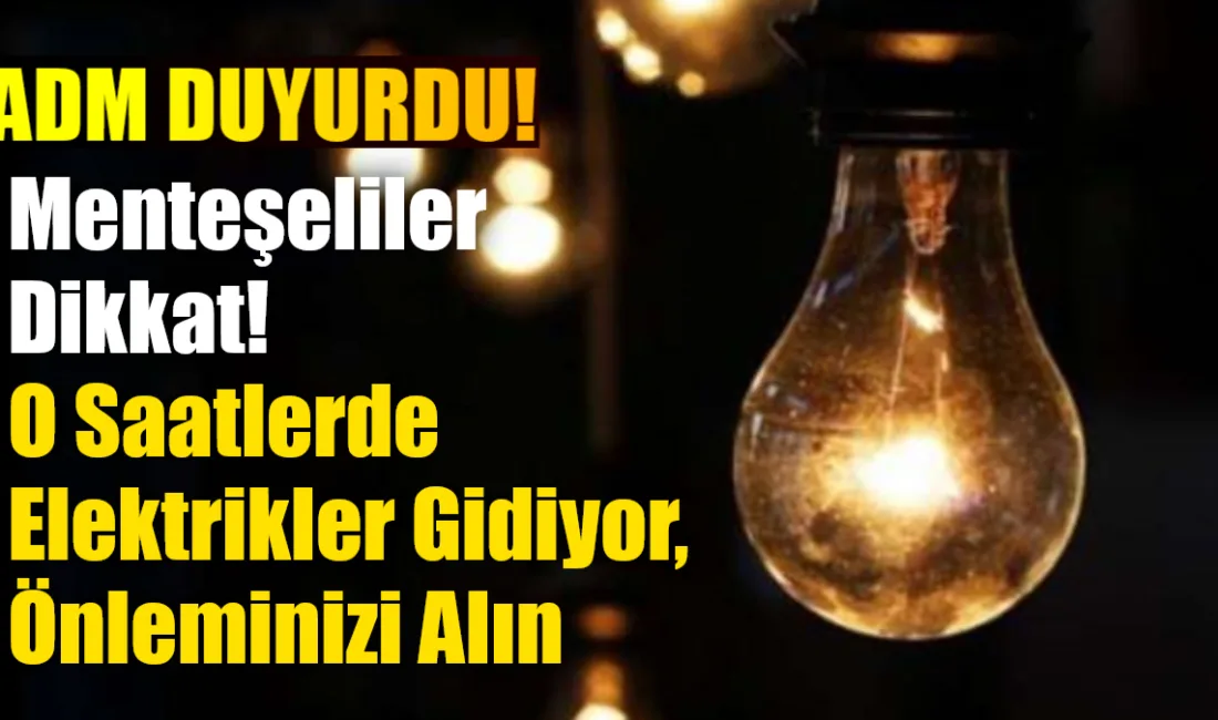 Muğla'nın Menteşe ilçesi Muslihittin Mahallesi’nde 12 Nisan Pazar günü gerçekleştirilecek