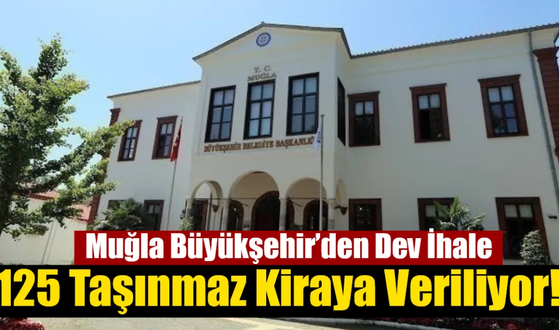 Muğla Büyükşehir Belediye Başkanlığı, il genelinde aralarında iş yerleri, kafeteryalar,
