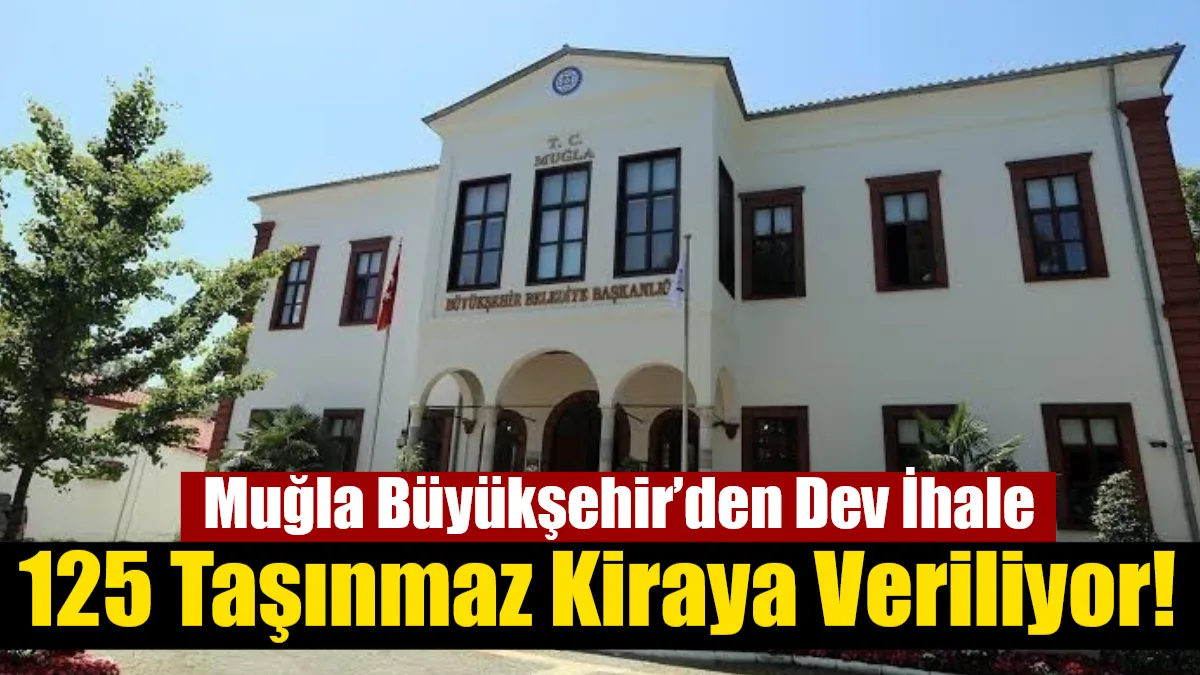 Muğla Büyükşehir Belediye Başkanlığı, il genelinde aralarında iş yerleri, kafeteryalar,