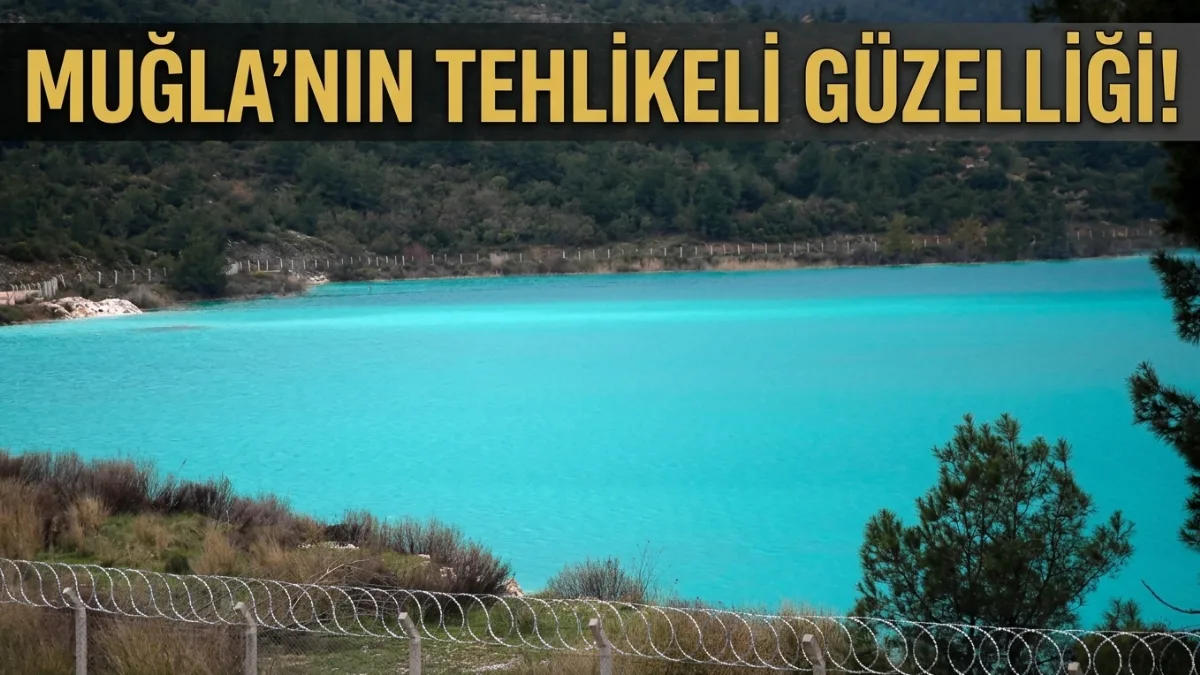 Yatağan’da termik santral atıklarından oluşan kül sahasında yıllar içinde meydana