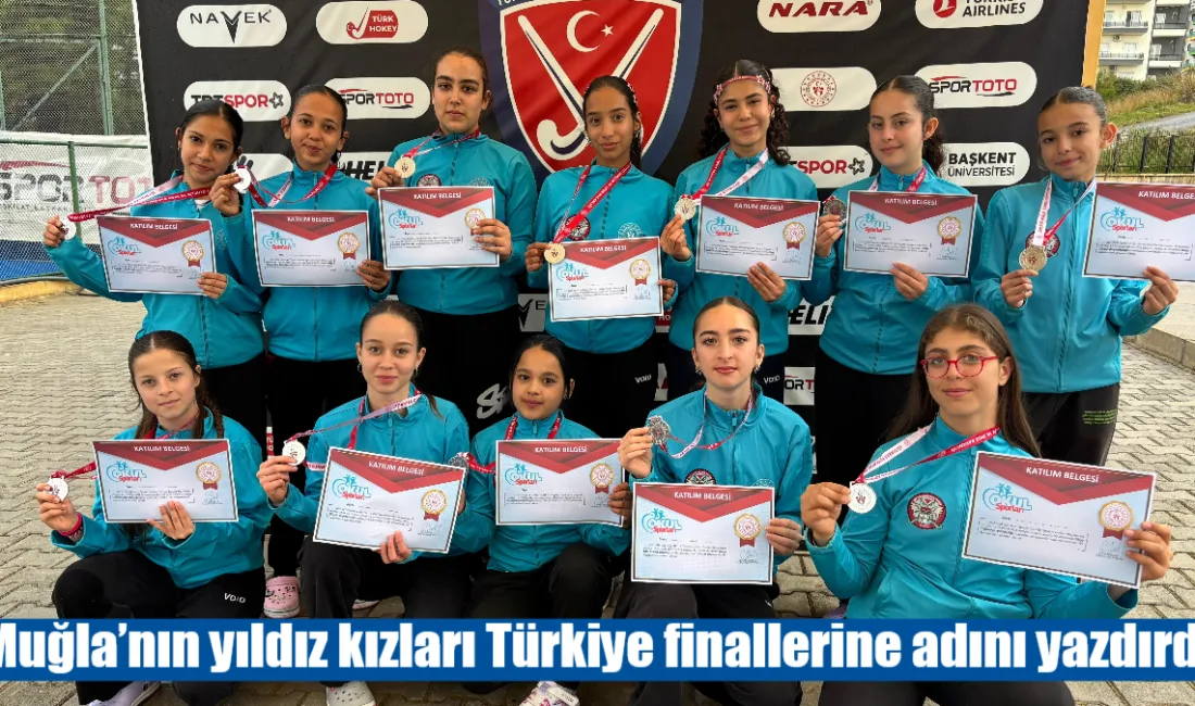 Antalya'da düzenlenen grup müsabakalarında ikinci olan Menteşe Cumhuriyet Ortaokulu Yıldız