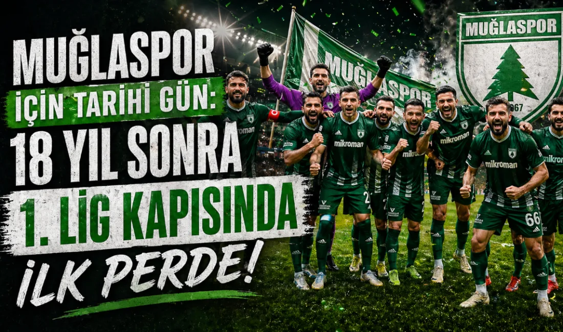 Muğlaspor, 18 yıl sonra yükseldiği 2. Lig'de şampiyonluk hayallerini gerçeğe
