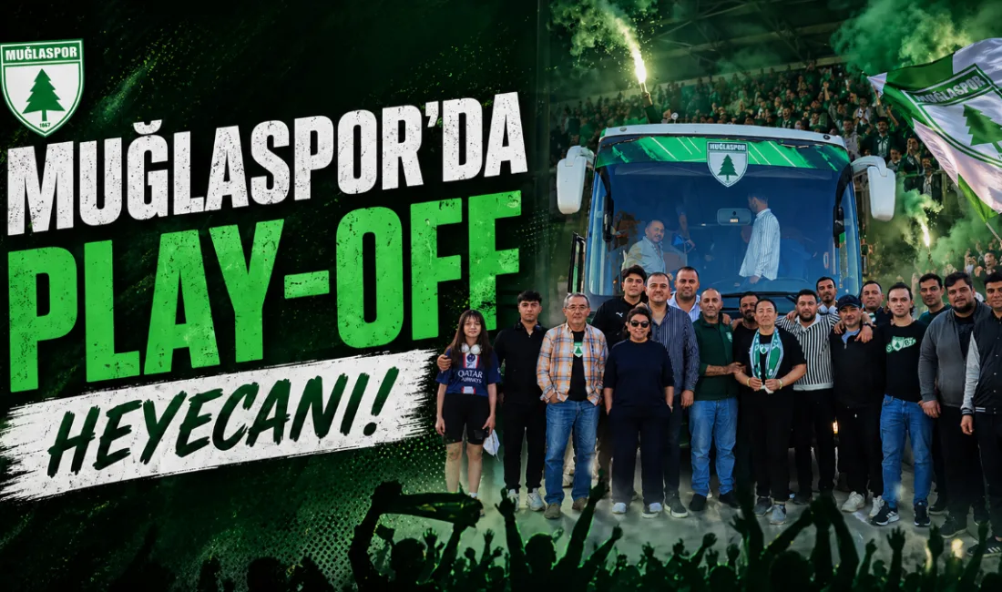Muğlaspor, yarım asırlık 1. Lig özlemini bitirmek için Play-Off mesaisine