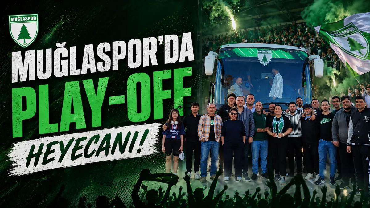 Muğlaspor, yarım asırlık 1. Lig özlemini bitirmek için Play-Off mesaisine