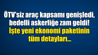Resmi Gazete’de yayımlanan yeni düzenlemeyle bedelli askerlik ücreti 417 bin