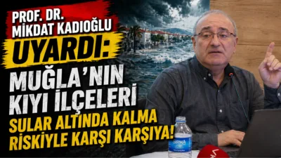 Meteoroloji ve Afet Yönetimi Profesörü Mikdat Kadıoğlu, deniz seviyesinin yükselmesiyle