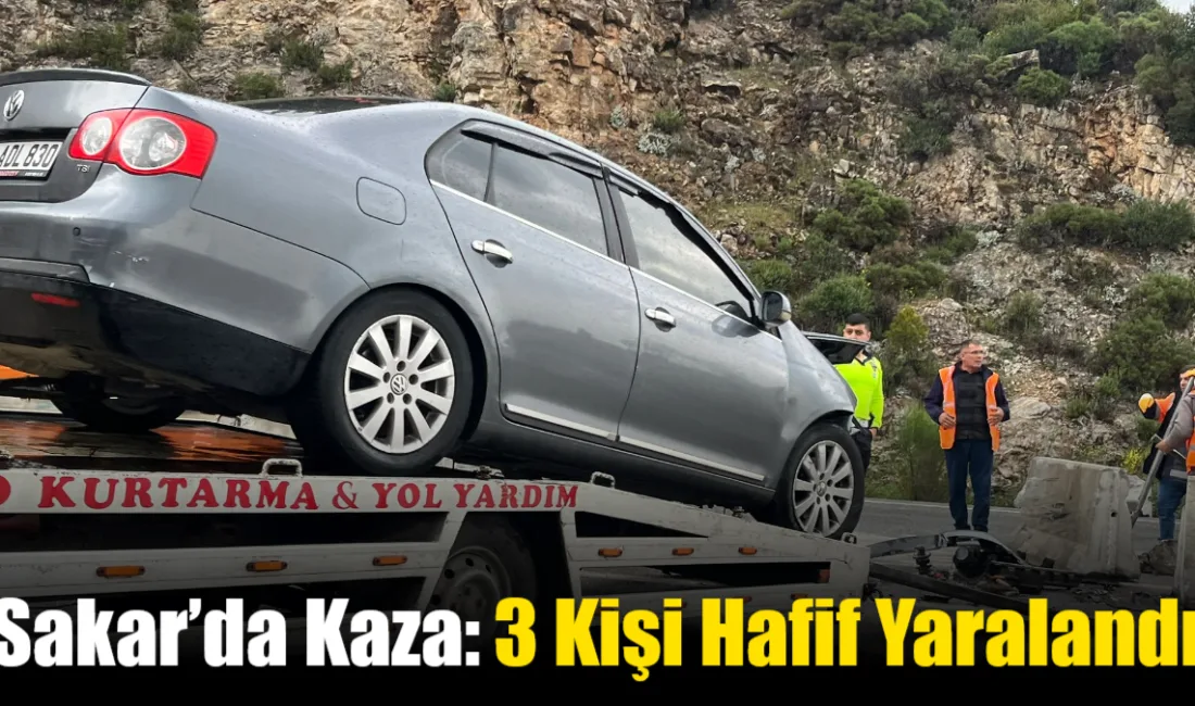 Muğla Sakar Geçidi’nde meydana gelen tek taraflı trafik kazasında 3