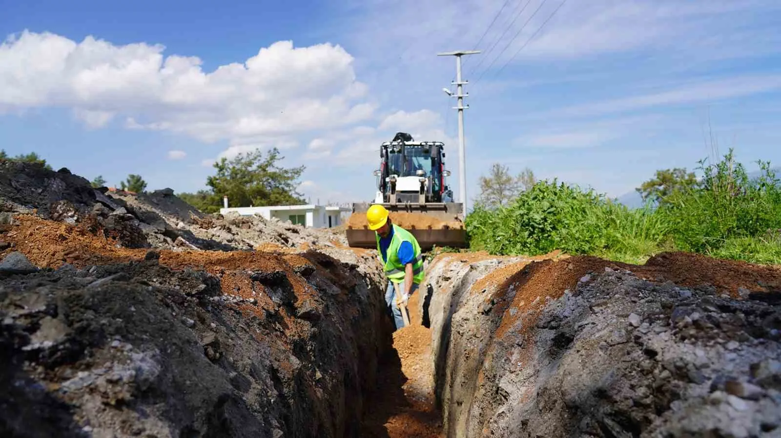 Muğla Büyükşehir Belediyesi MUSKİ Genel Müdürlüğü, Seydikemer Çaykenarı Mahallesi'nde inşa