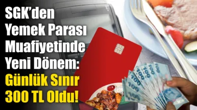SGK'nın Resmi Gazete’de yayımlanan kararıyla, işyeri dışında sağlanan yemek yardımlarında