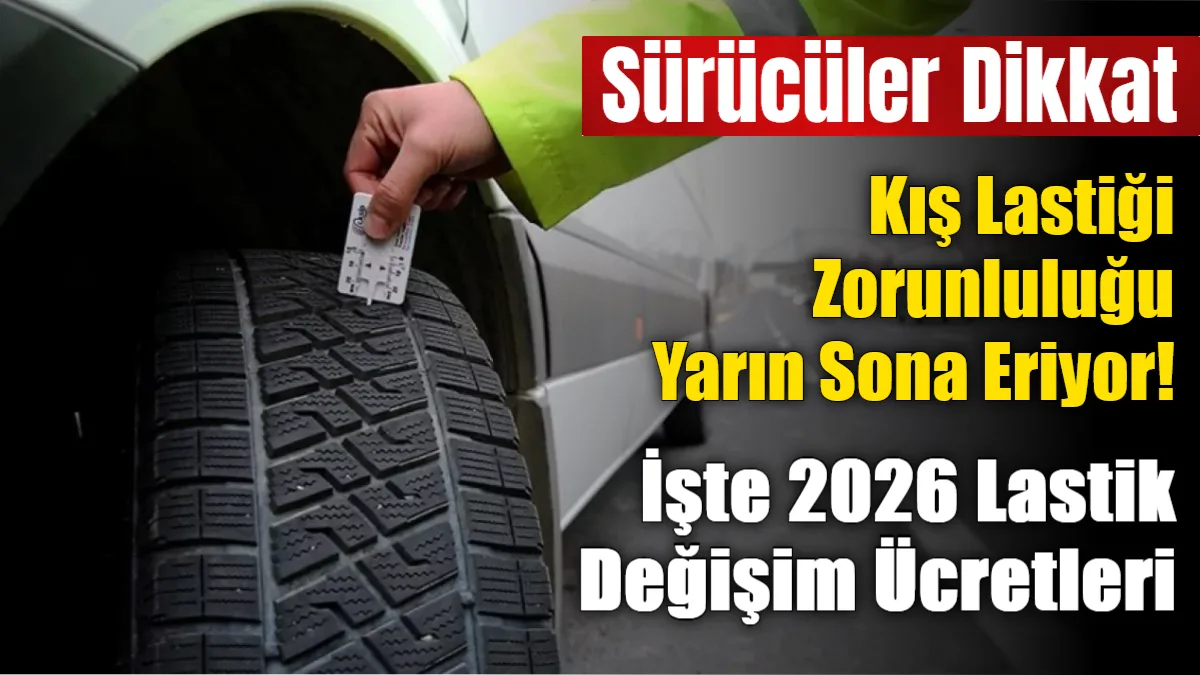 Türkiye genelinde 15 Kasım’da başlayan zorunlu kış lastiği uygulaması yarın