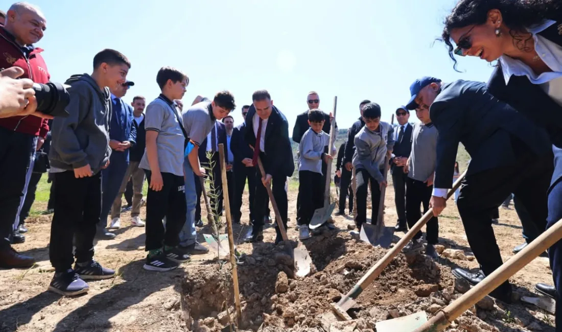 Muğla’nın Milas ilçesinde eski maden sahalarının doğaya yeniden kazandırılması amacıyla