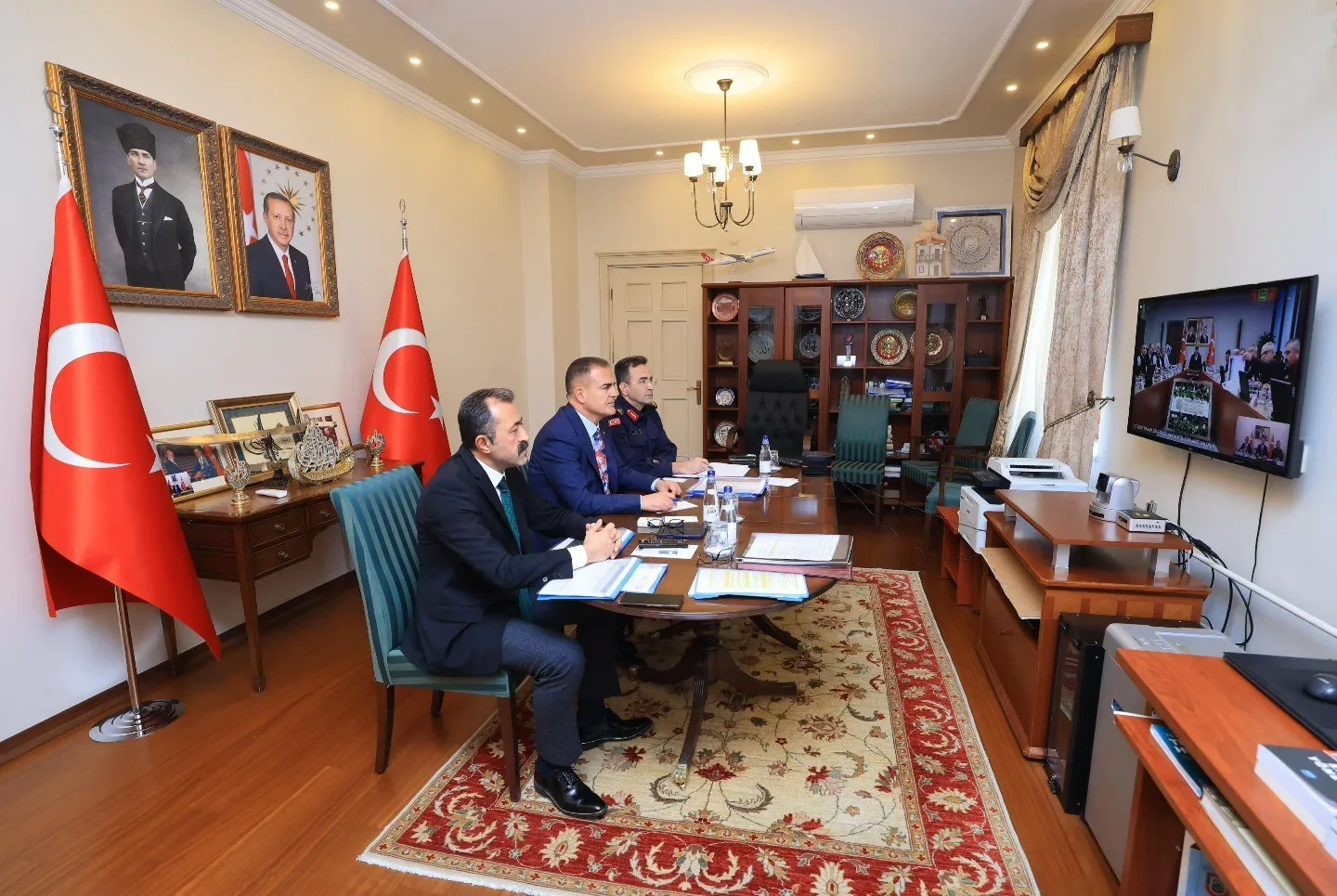 Muğla Valisi Dr. İdris Akbıyık, İçişleri Bakanı Mustafa Çiftçi başkanlığındaki