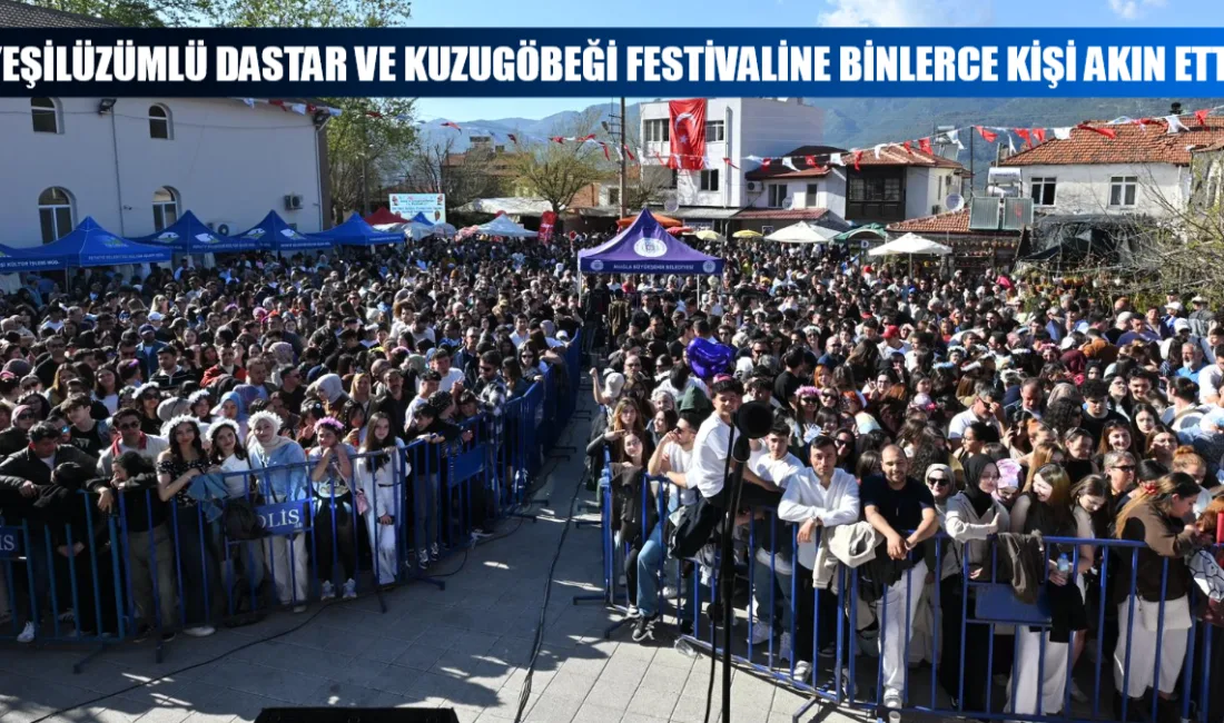 Fethiye’de düzenlenen 15. Yeşilüzümlü Dastar ve Kuzugöbeği Festivali; dastar defilesi,