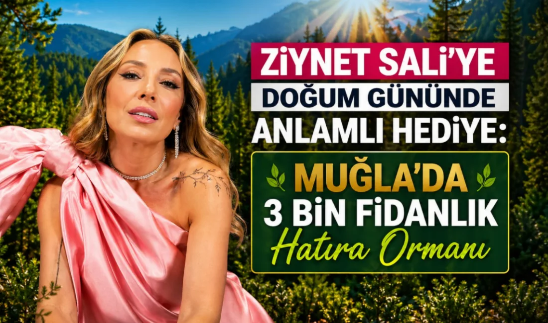 Ünlü sanatçı Ziynet Sali'ye doğum günü sürprizi olarak Muğla’nın Seydikemer