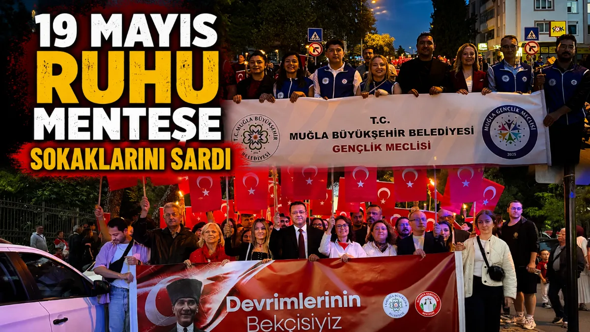 Menteşe’de 19 Mayıs Atatürk’ü Anma, Gençlik ve Spor Bayramı kapsamında