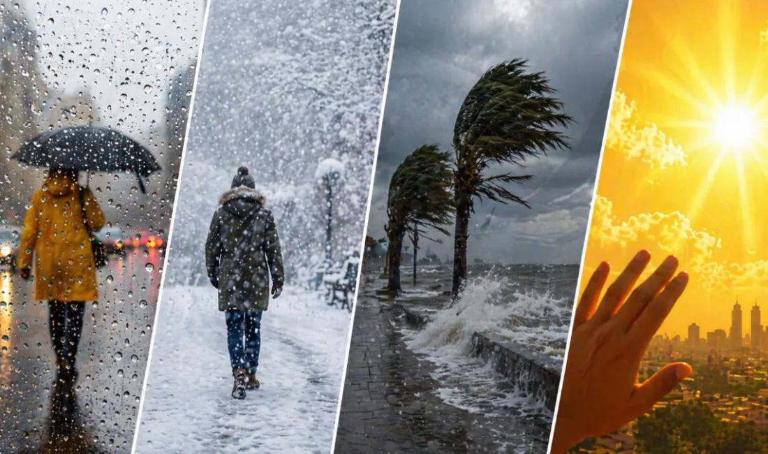 Meteoroloji Genel Müdürlüğü'nden alınan bilgilere göre, yurdun büyük bölümünde parçalı