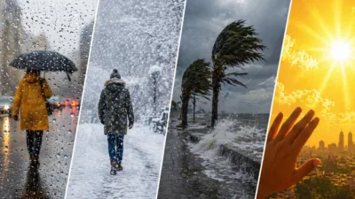 Meteoroloji Genel Müdürlüğü'nün tahminlerine göre, ülke genelinde parçalı ve çok