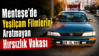 Muğla'nın Menteşe İlçesi Kötekli Mahallesi'nde "güpegündüz araç hırsızlığı" olarak kameralara
