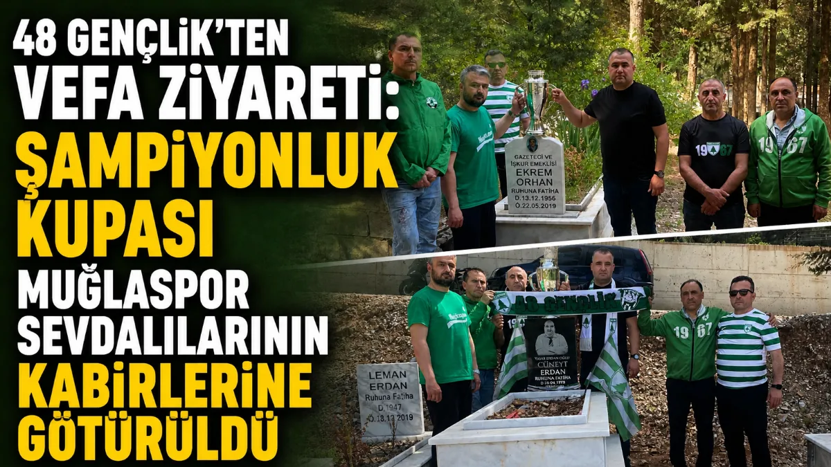  Tarihi bir başarıya imza atarak 1. Lig’e yükselen Muğlaspor’un şampiyonluk