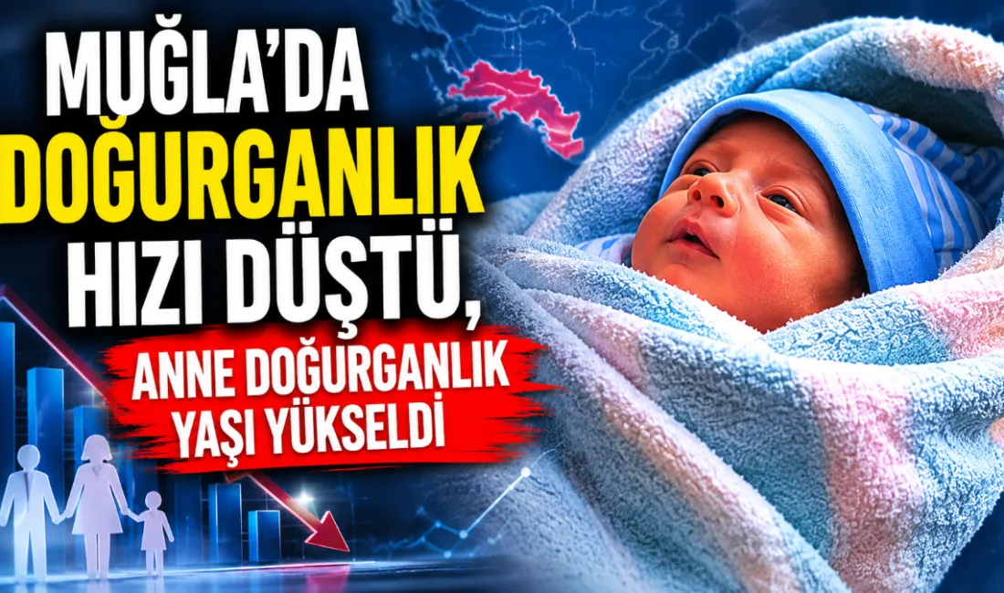 TÜİK verilerine göre Muğla’da doğurganlık hızı son beş yılda düzenli
